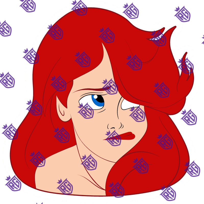 Mermaid Acrylic Blank With Decals