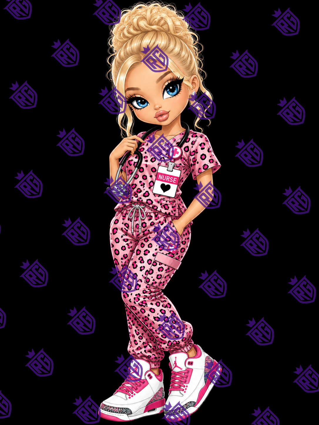 Nurse Acrylic Blank With Decal