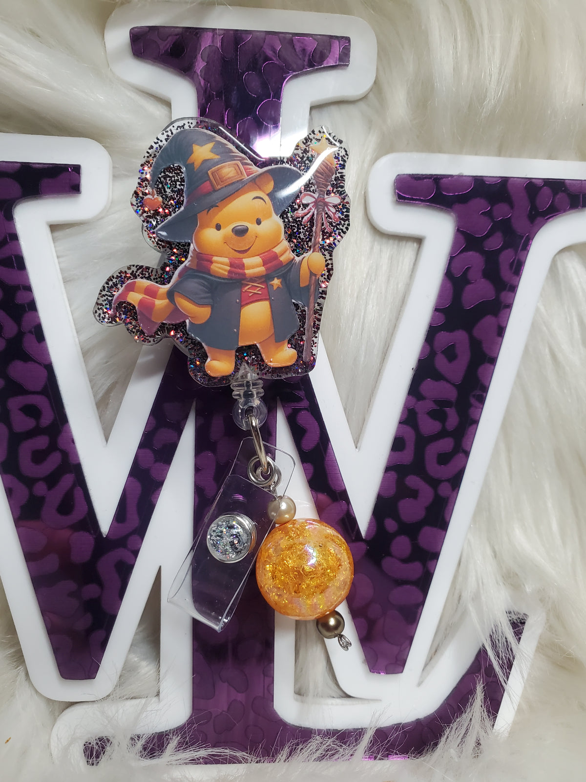 Hp Pooh Badge Reel