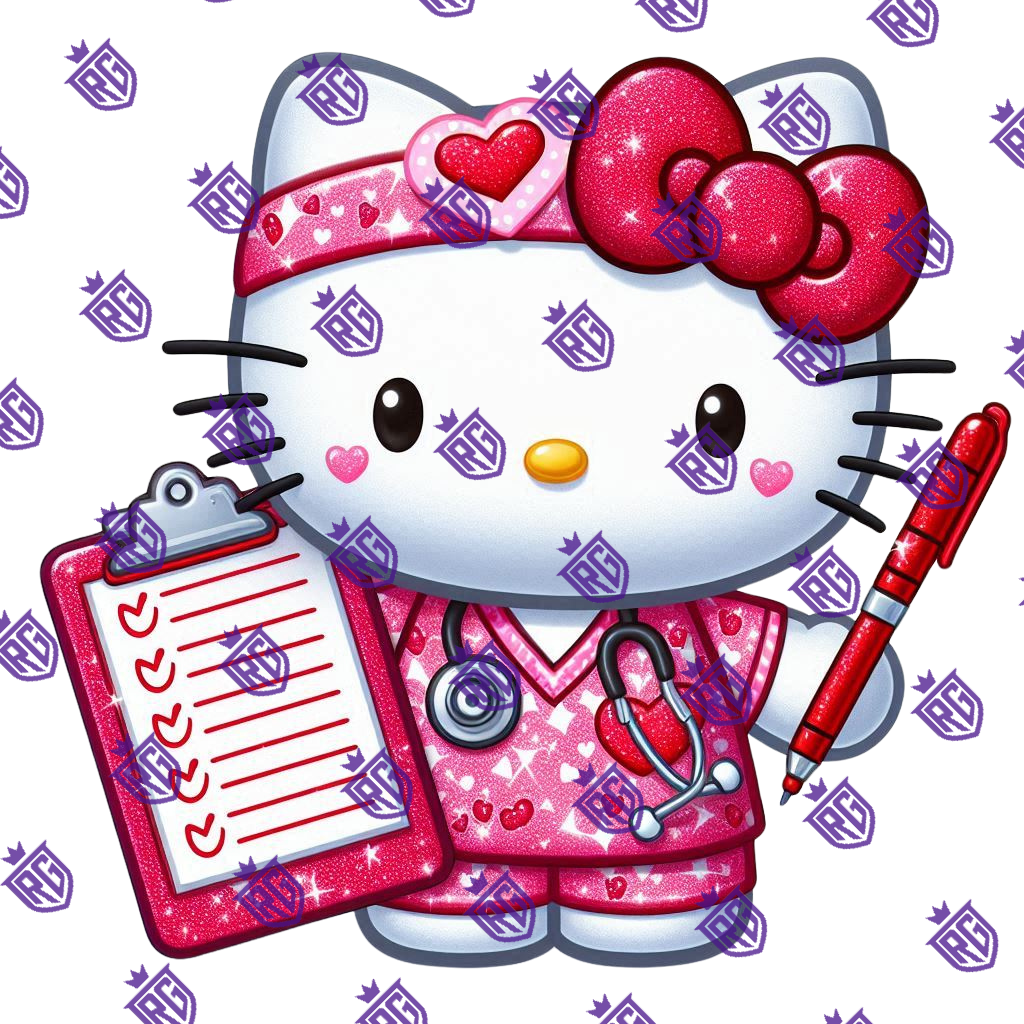 Medical Assistant HK Valentines Acrylic Blank With Decal