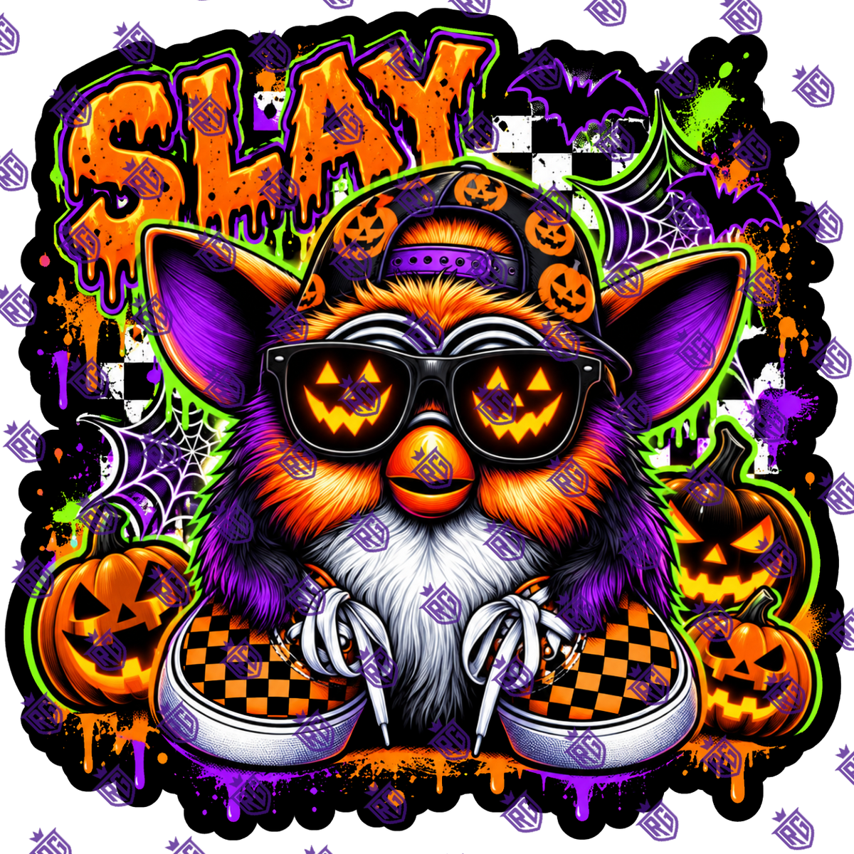 Slay Halloween Gizmo Acrylic Blank