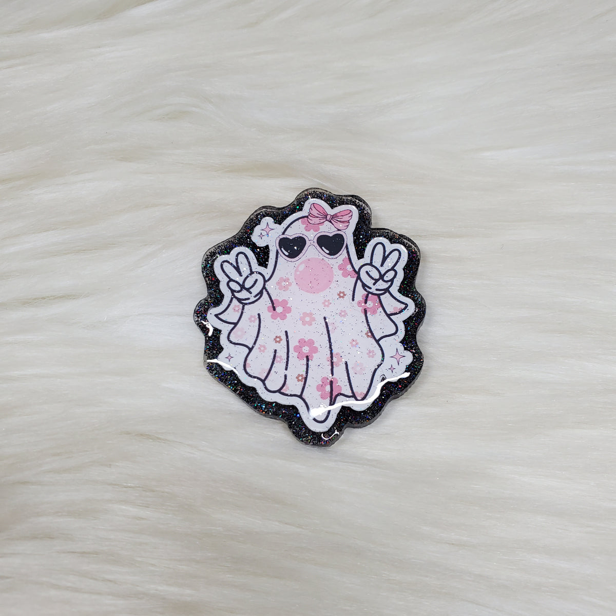 Flower Ghost Badge Reel
