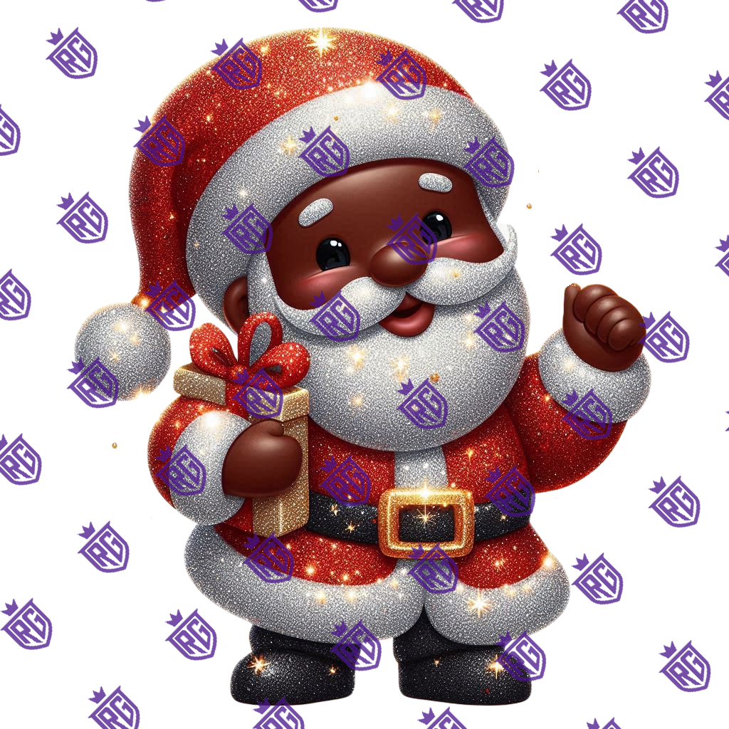 Santa Clause Acrylic Blank With Decal