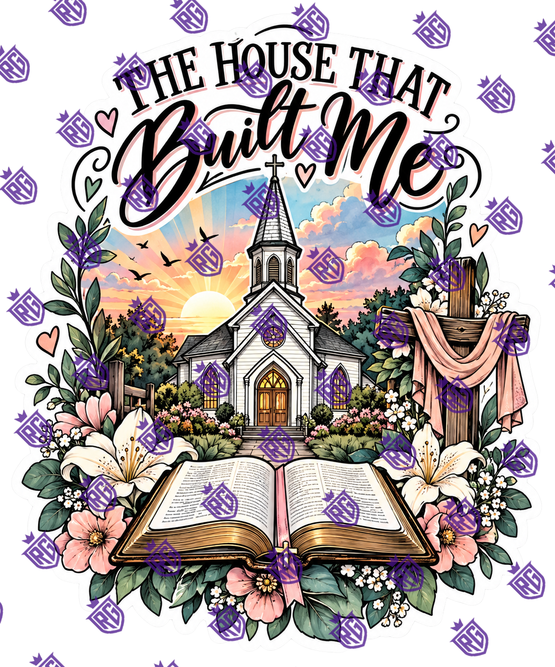The house that built me acrylic blank