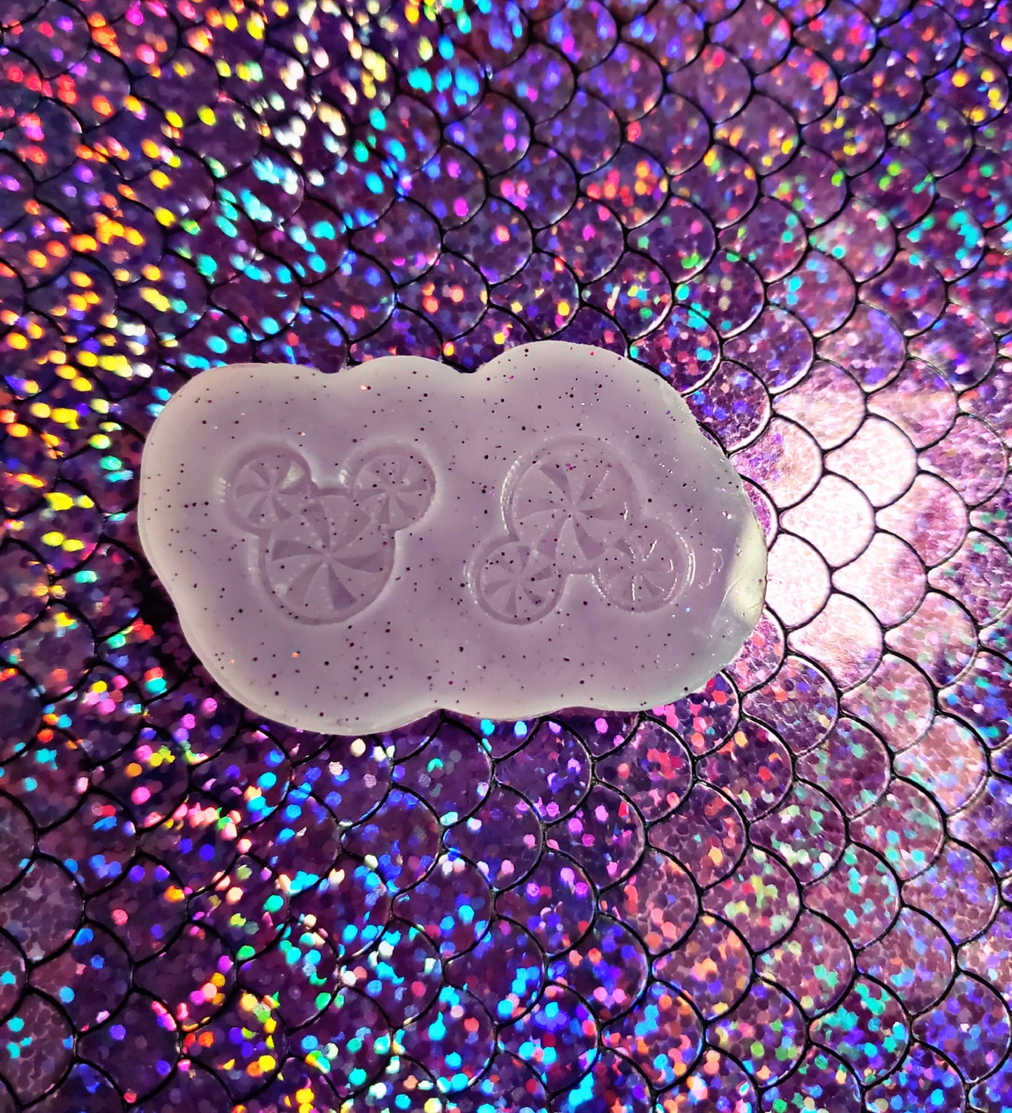 Christmas Mouse Mint Stud Earring Set