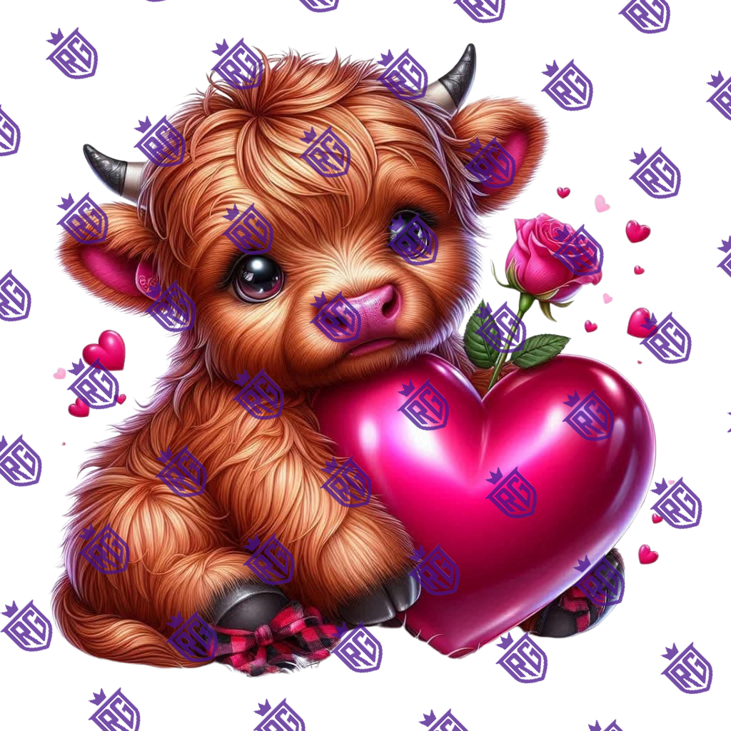 Valentines Day Acrylic Blank With Decals