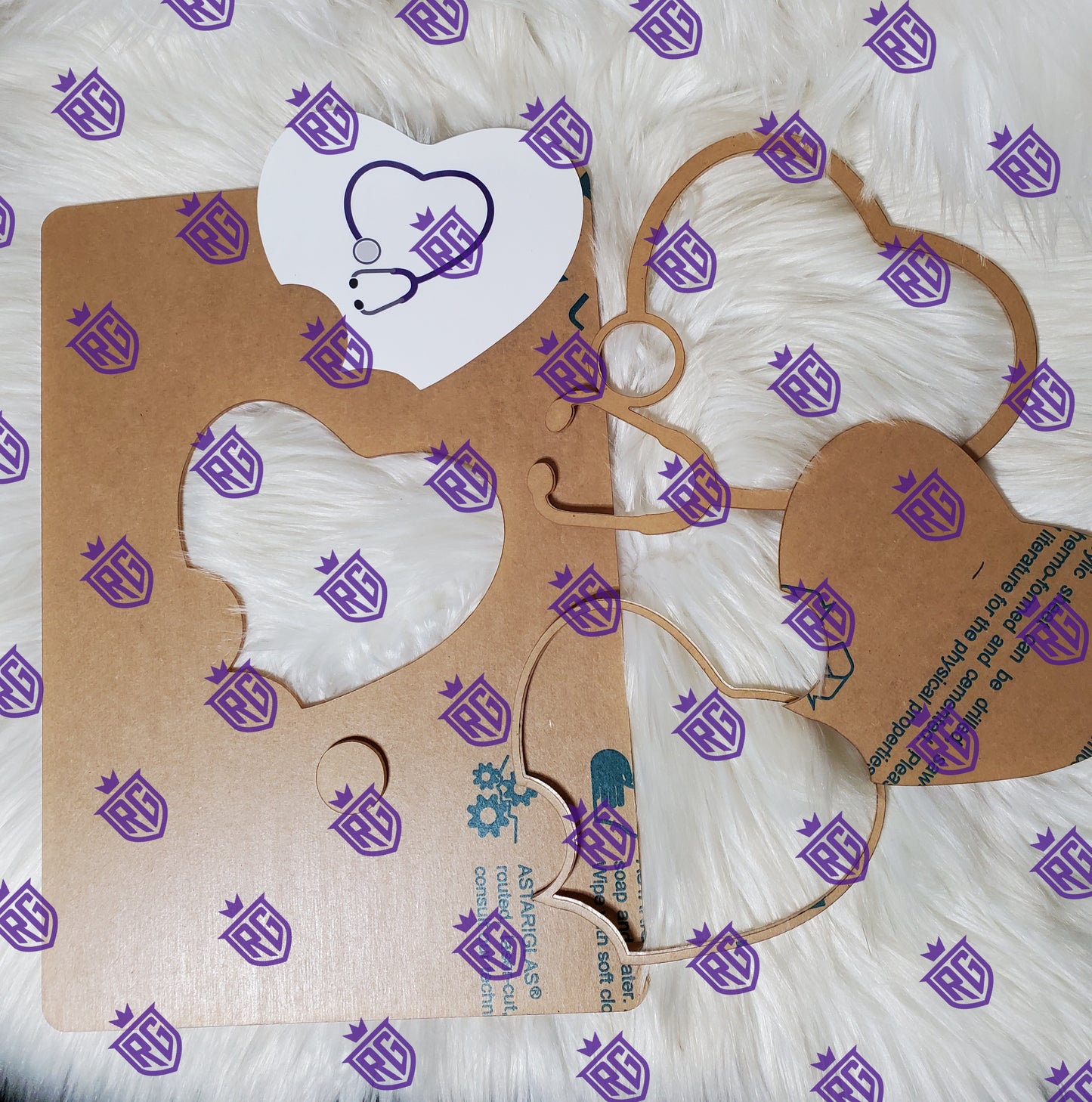 Nurse Shaker Clipboard Acrylic Blank Sets