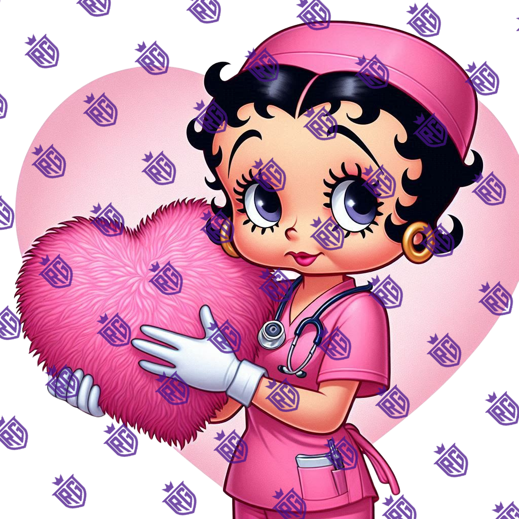 Nurse Valentines Day Acrylic Blank With Decal