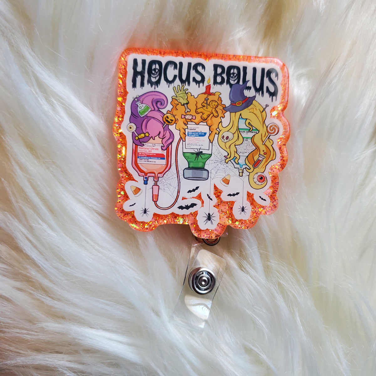 Hocus Bolus Halloween Badge reel