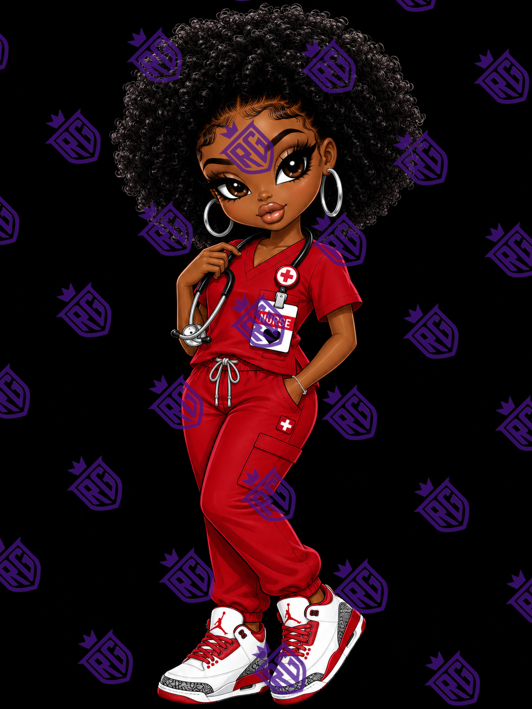 Nurse Acrylic Blank With Decal