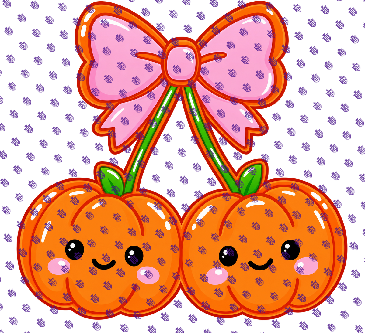 Pumpkin Cherries Acrylic Blank