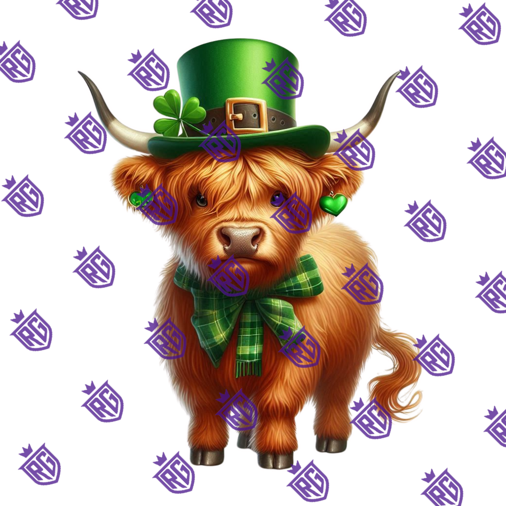 ST. Patricks Acrylic Blank With Decals
