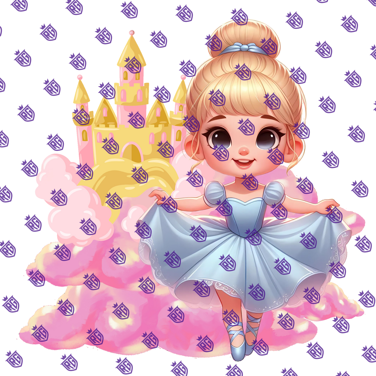 Ballerina Acrylic Blank With Decals