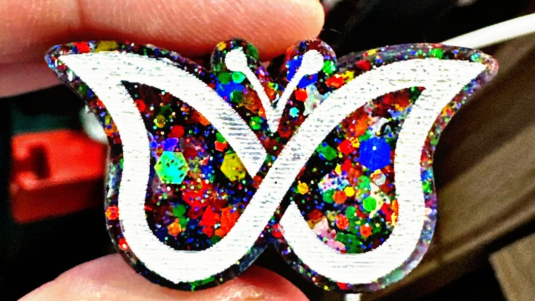 ADHD Awareness Straw Topper Mold