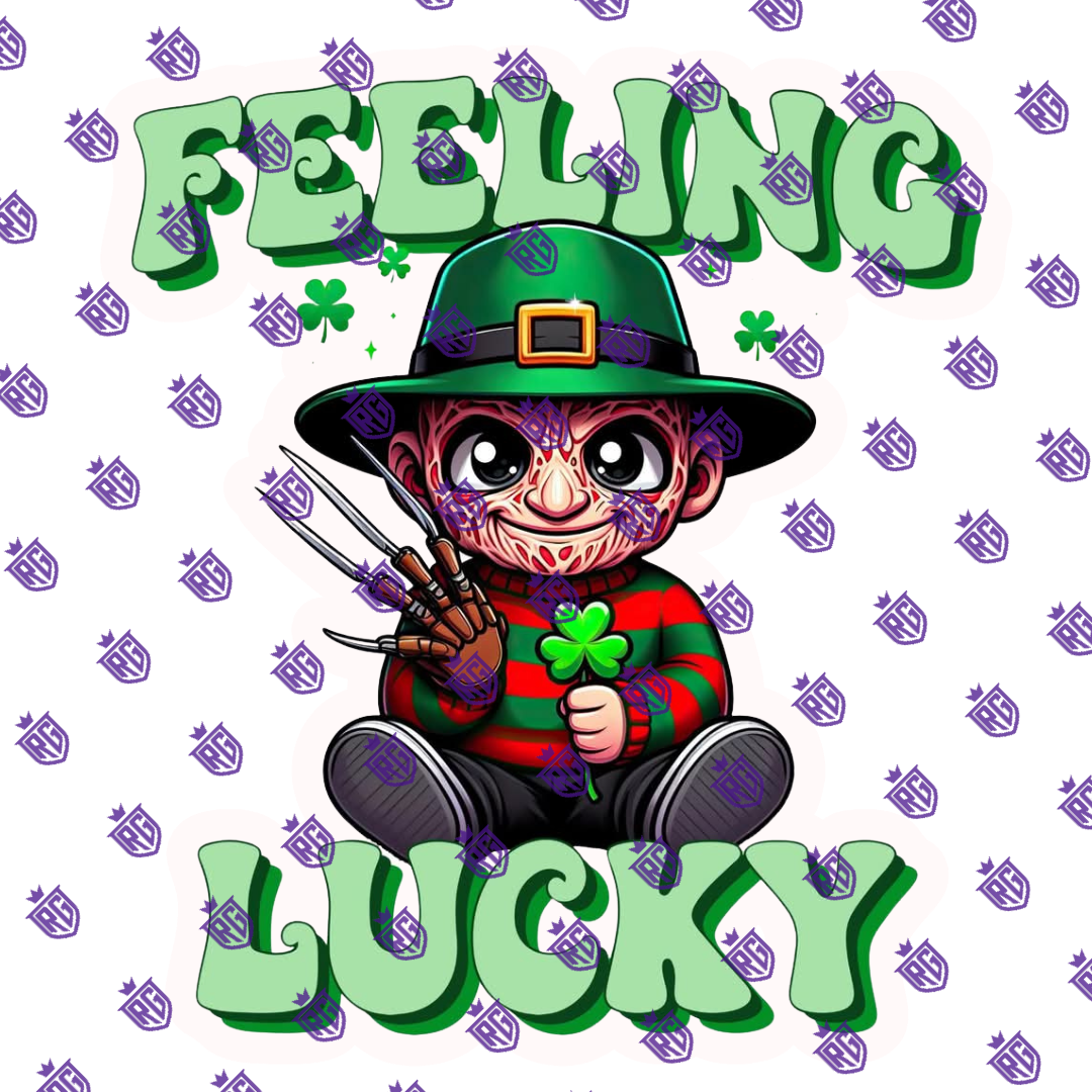 Feeling Lucky Acrylic Blank With Decals