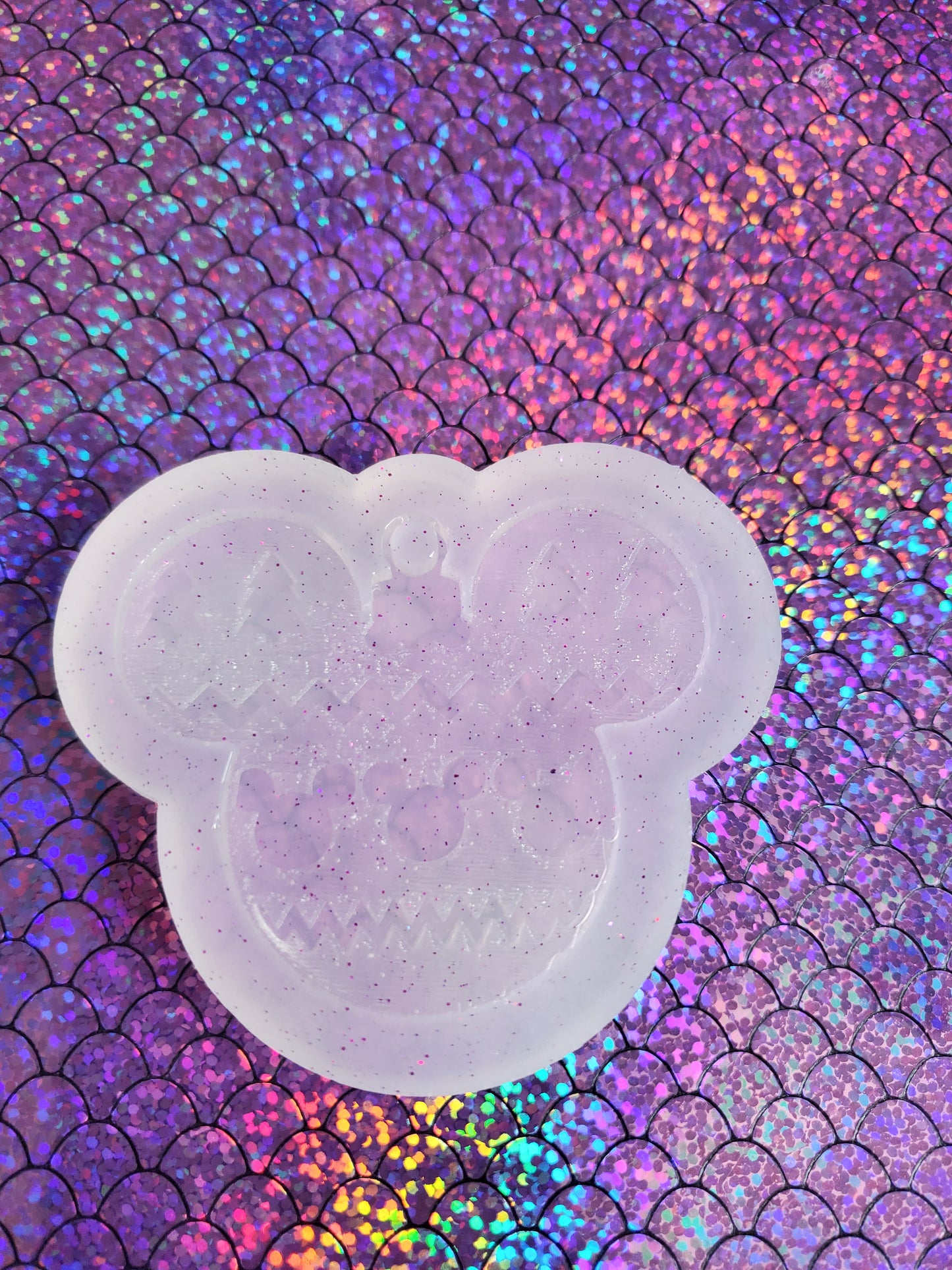 Magical Mouse Christmas Sweater Head Badge Mold