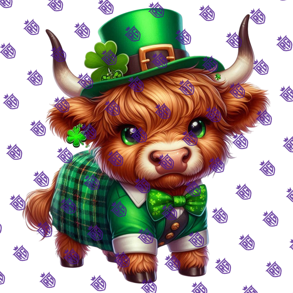 ST. Patricks Acrylic Blank With Decals