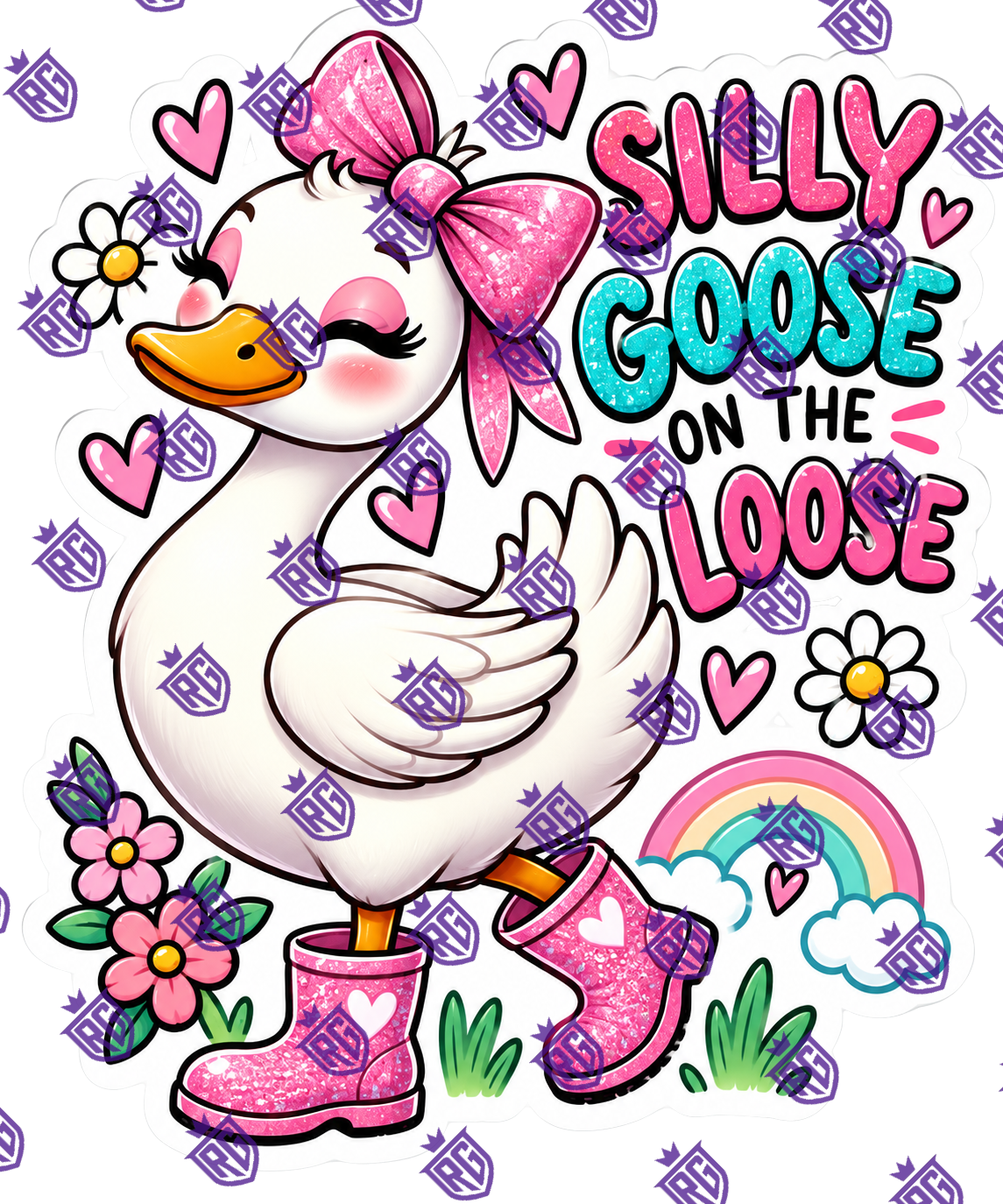 Silly goose on the loose acrylic blank