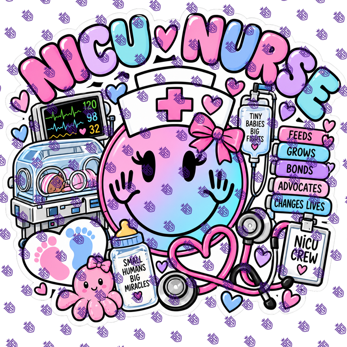 NICU acrylic blank