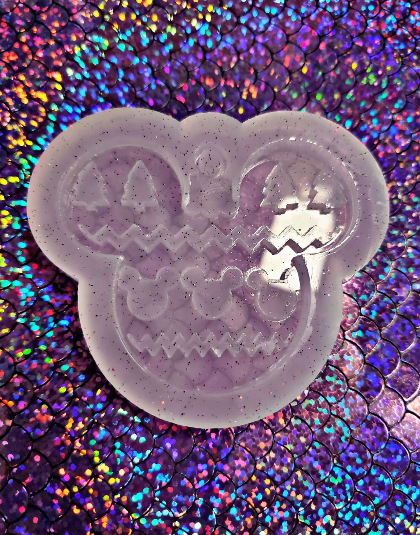 Christmas Sweater Mouse Head Keychain Mold