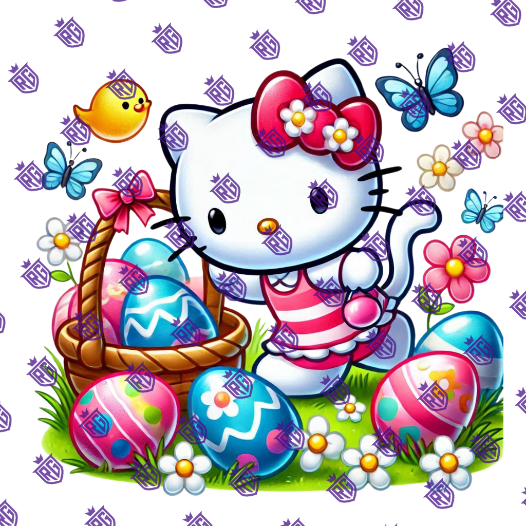 Easter Acrylic Blank With Decals