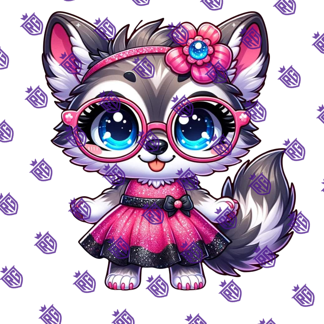 Fox Acrylic Blank With Decal