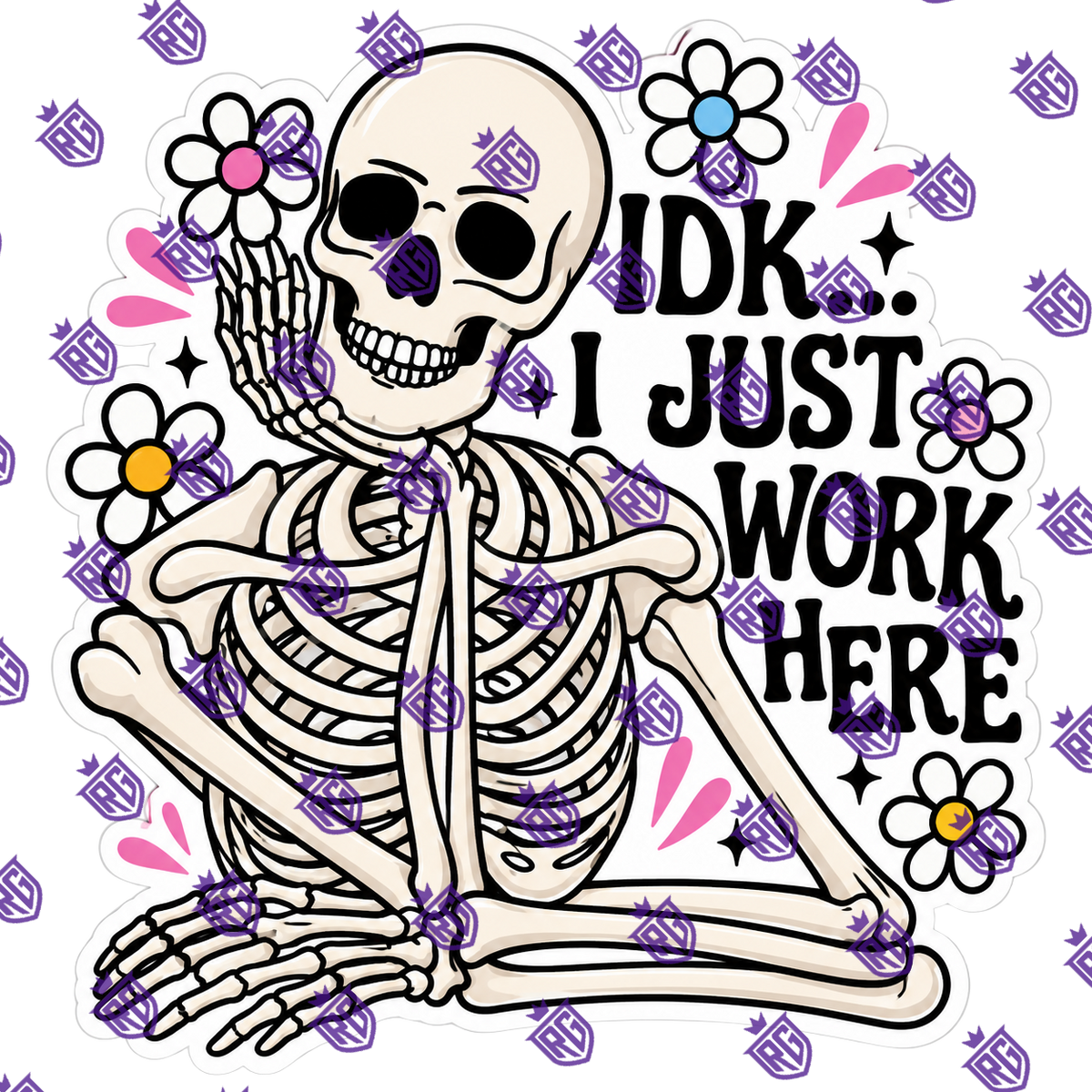 Idk I just work here Acrylic Blank