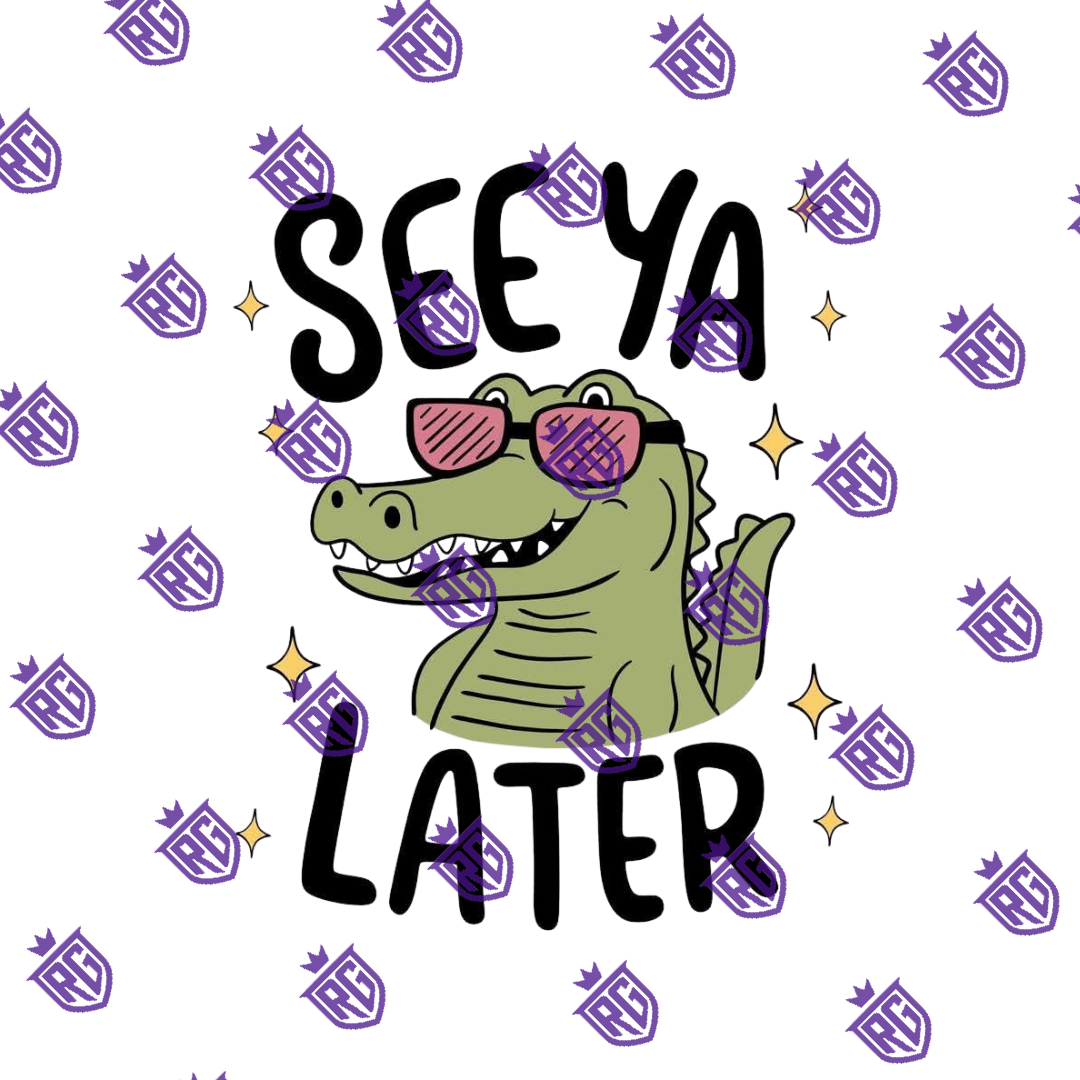 See ya later Alligator acrylic blank