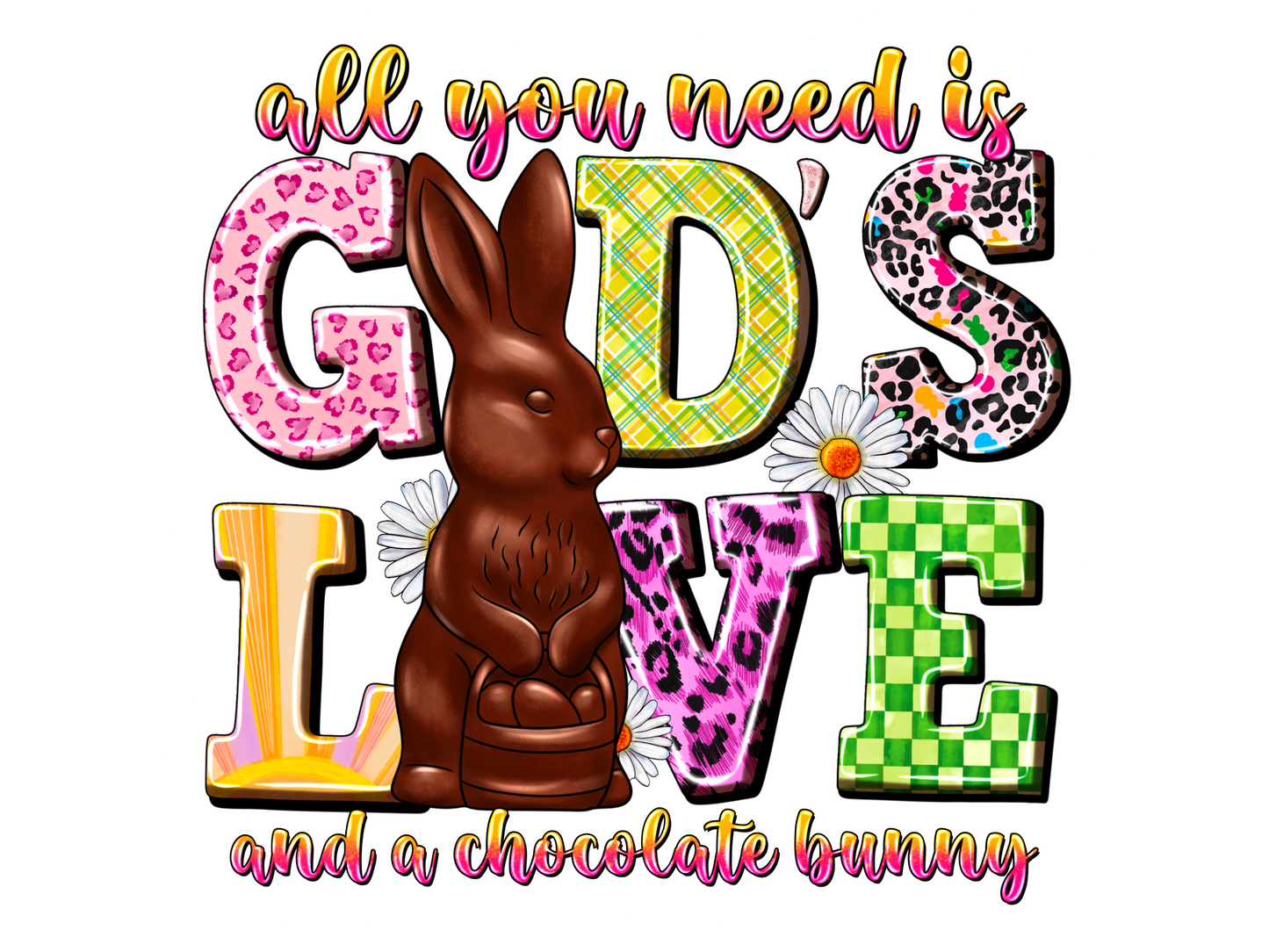 Easter Acrylic Blank With Decals