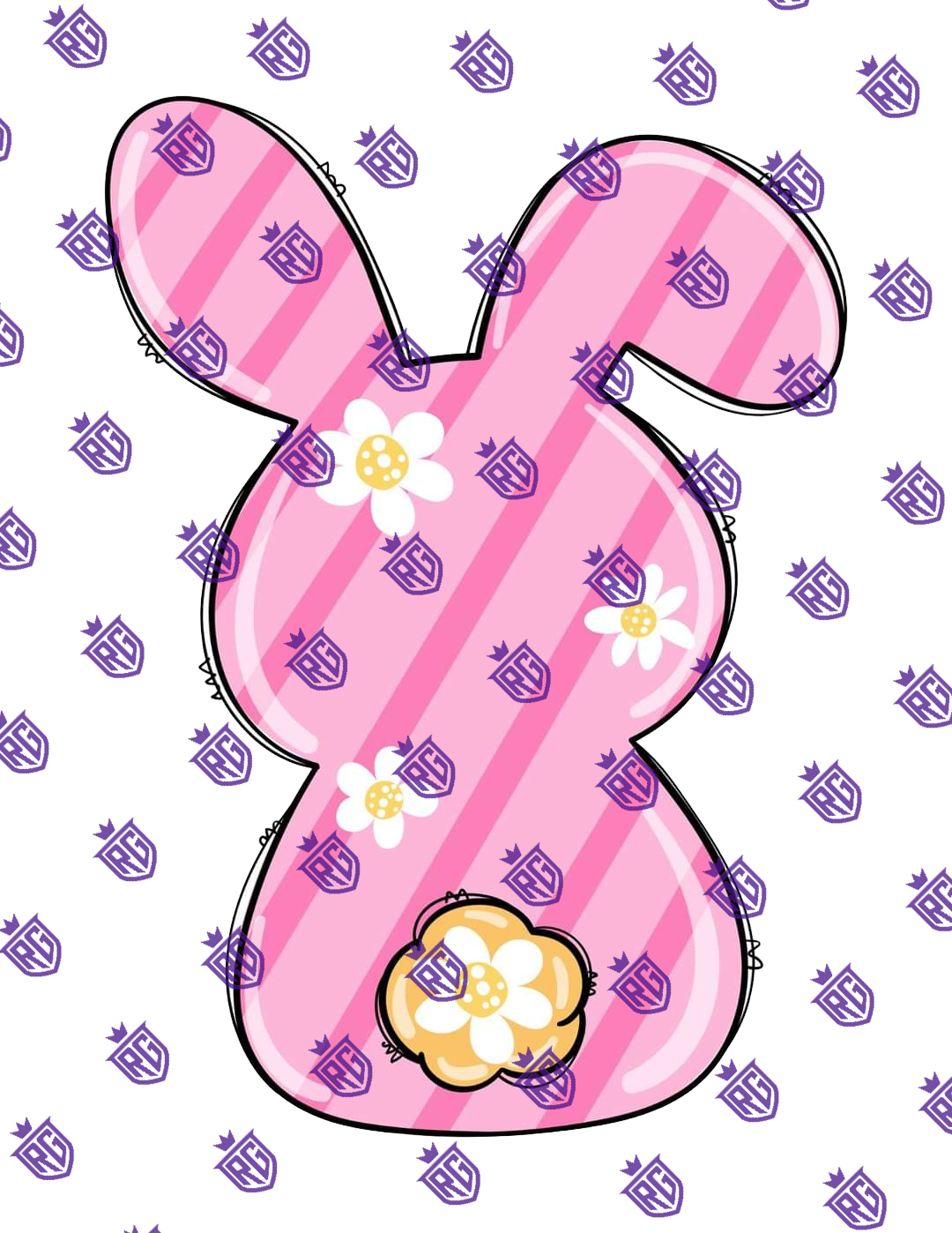 Easter Acrylic Blank With Decals