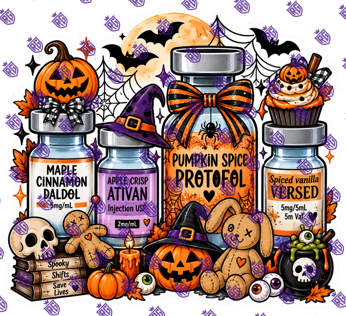 Pumpkin Spice Protfol Acrylic Blank