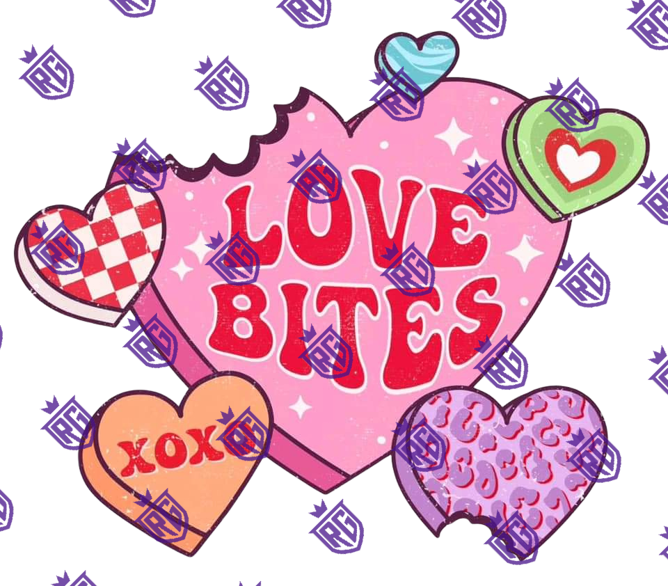 Valentines Day Acrylic Blank With Decal