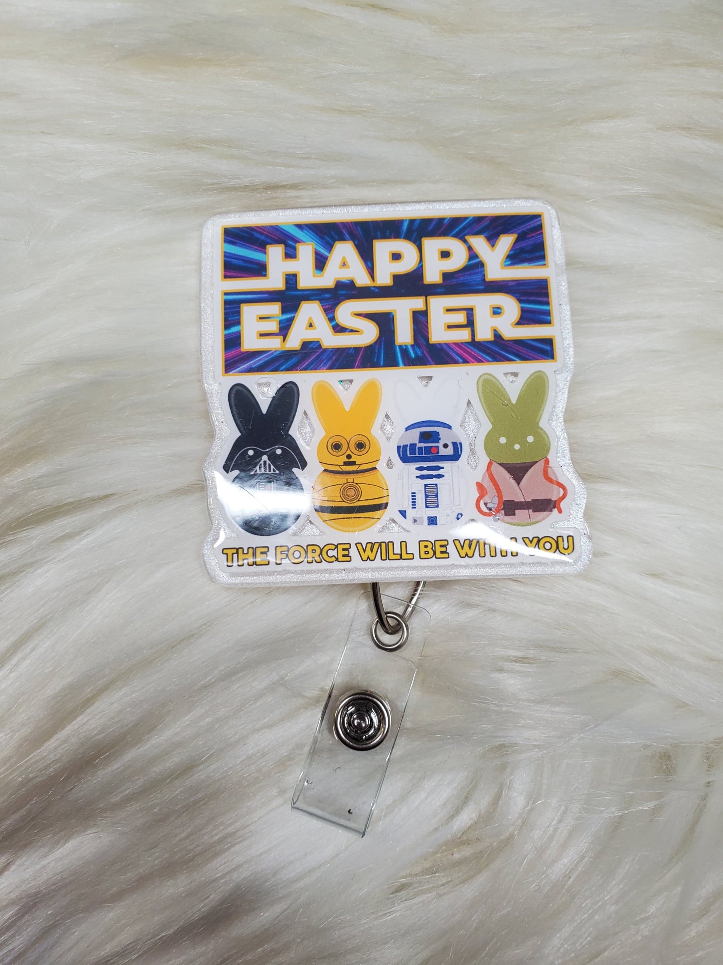 Happy Easter Star Wars (men's version) Badge Reel