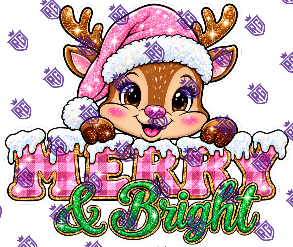 Merry And Bright Acrylic blank