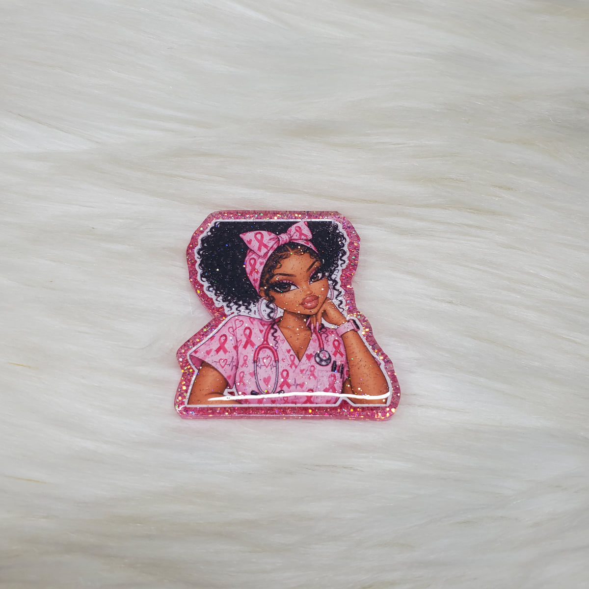 Breast Cancer Awareness Nurse Scrubs