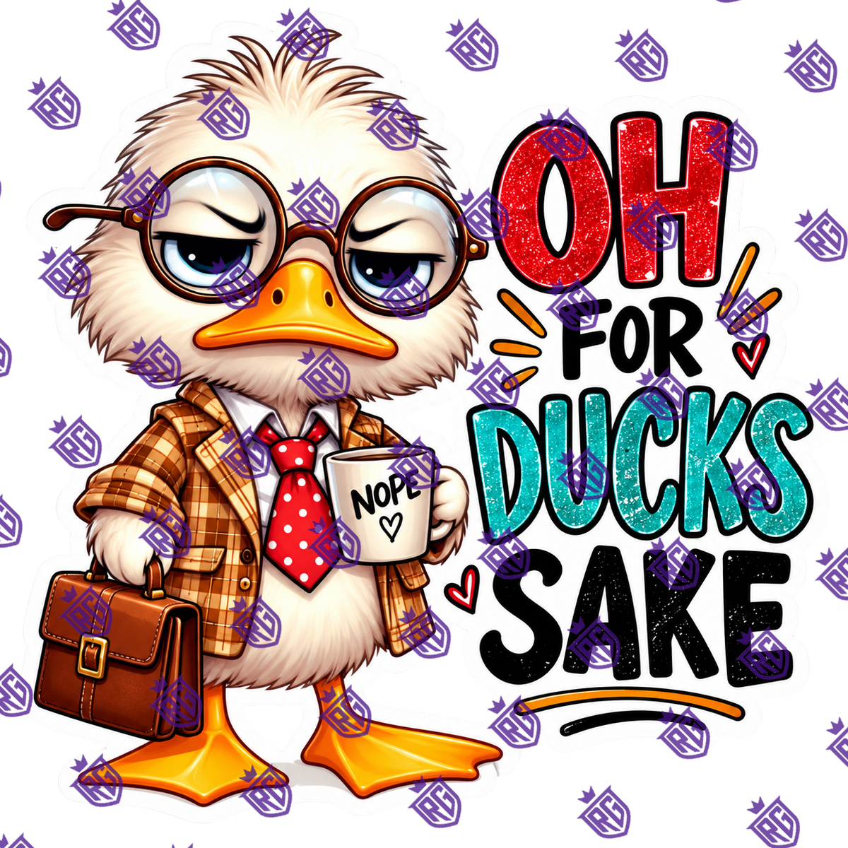 Oh for ducks sake acrylic blank