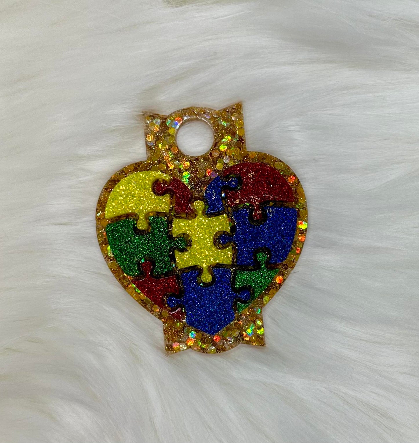 Autisum Puzzle Heart Stanley Topper Mold