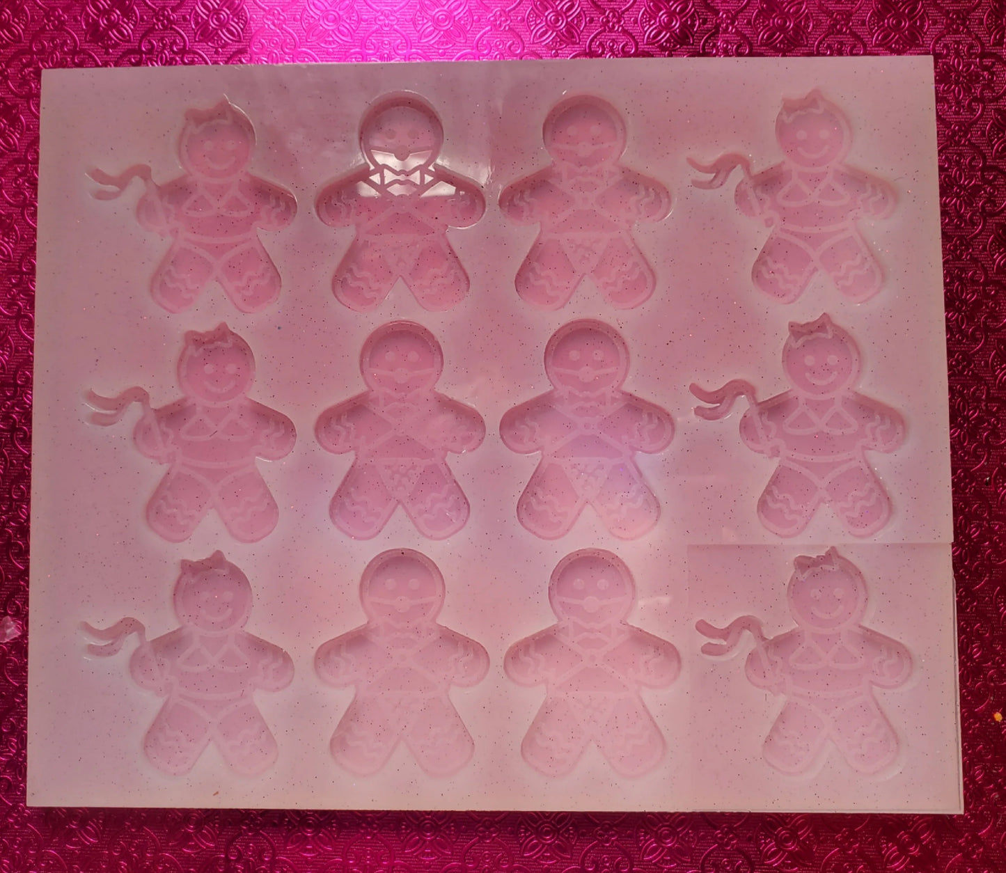 gingerbreadman wax mold