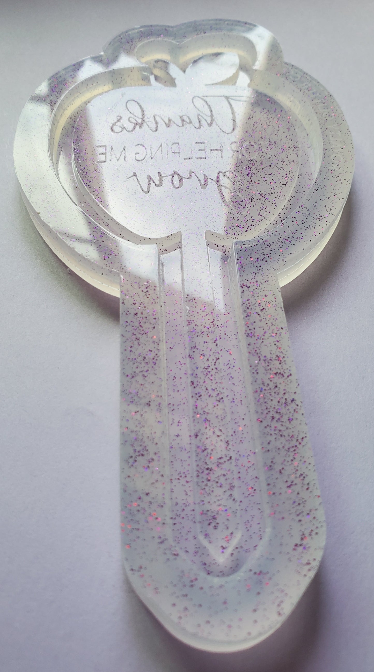 Teacher apple stake/wand shaker mold