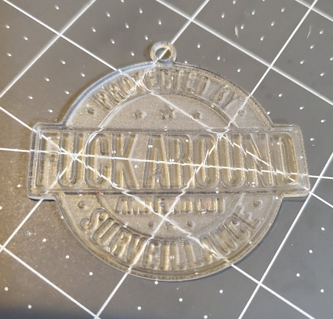 FOAFO Key chain Mold {Clear so can be used with UV Resin}