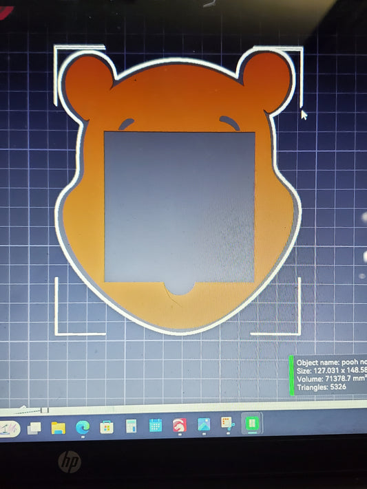 Bear Sticky Note Holder STL FILE (DIGITAL DOWNLOAD)