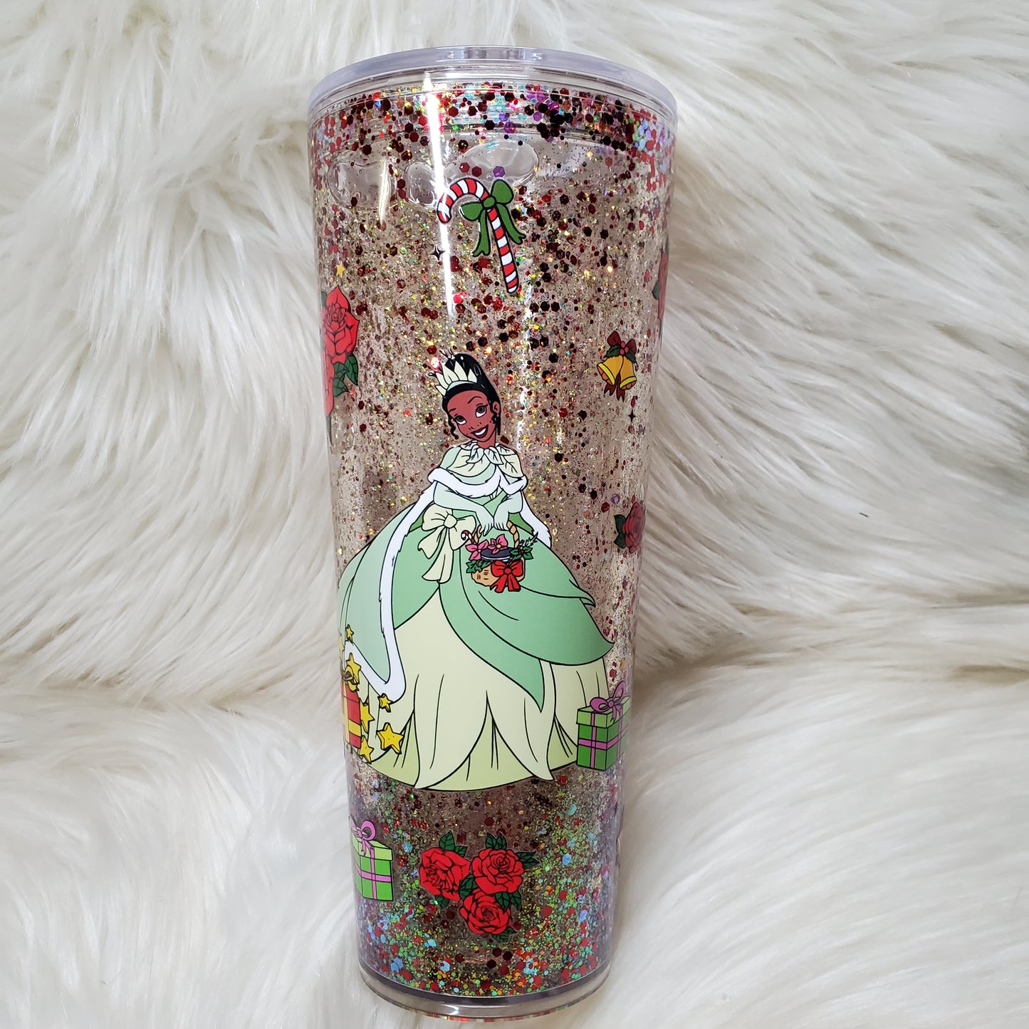 Tiana 24oz Snowglobe tumbler