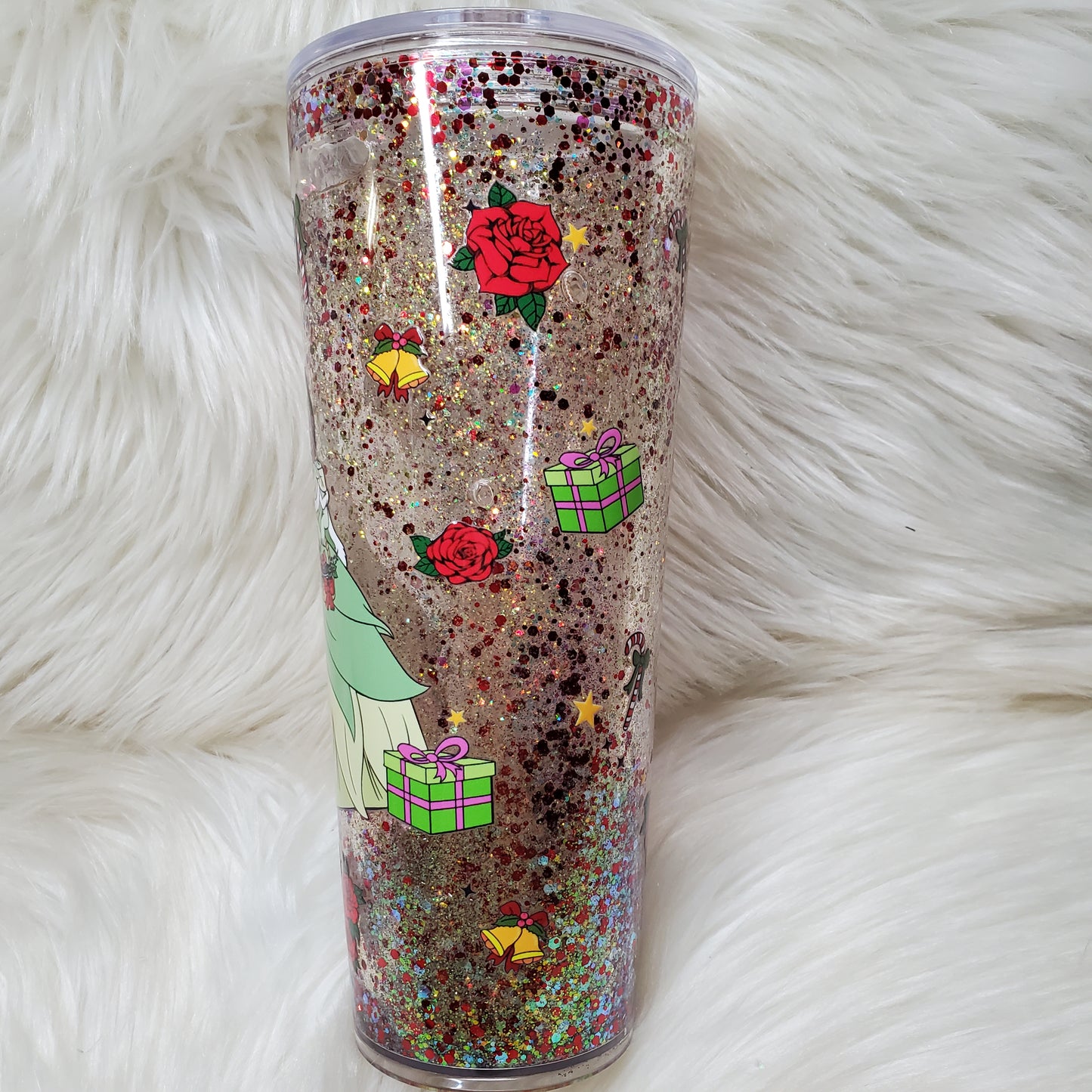 Tiana 24oz Snowglobe tumbler