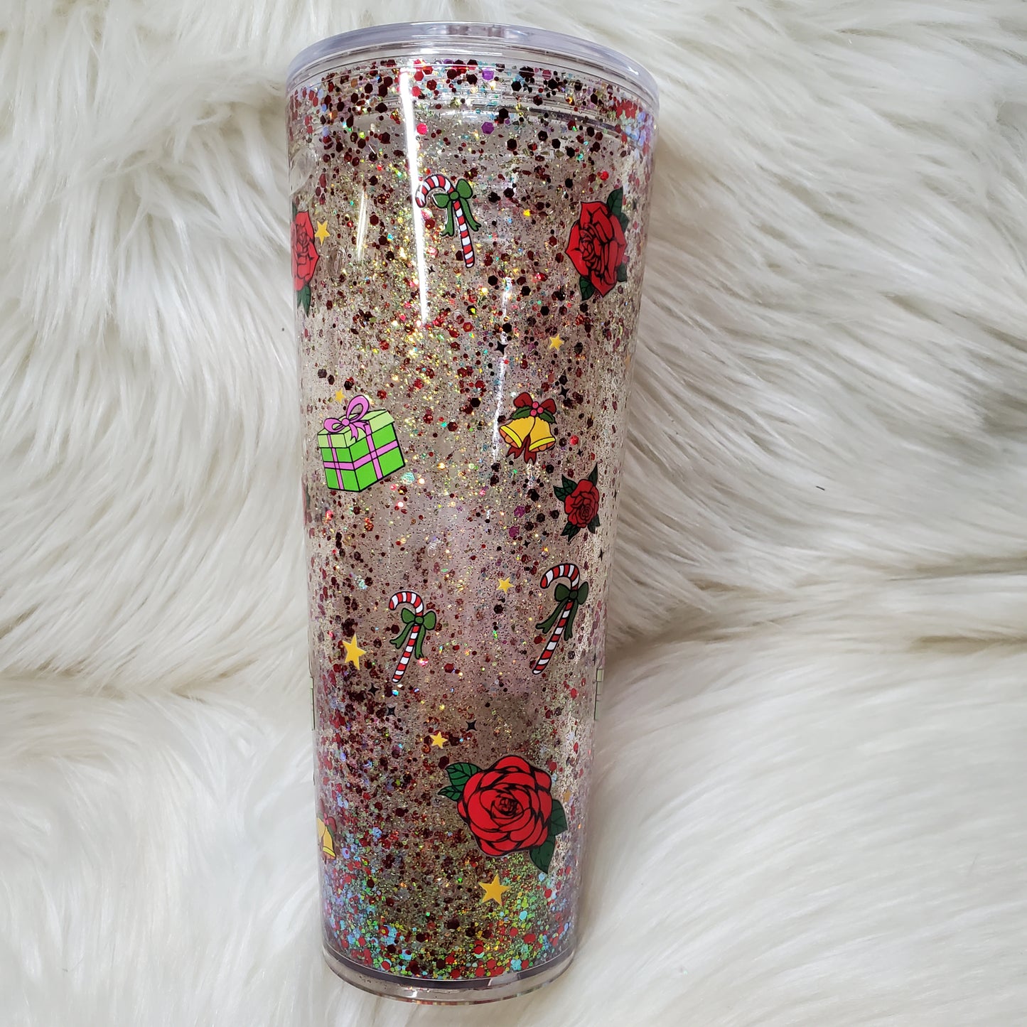 Tiana 24oz Snowglobe tumbler