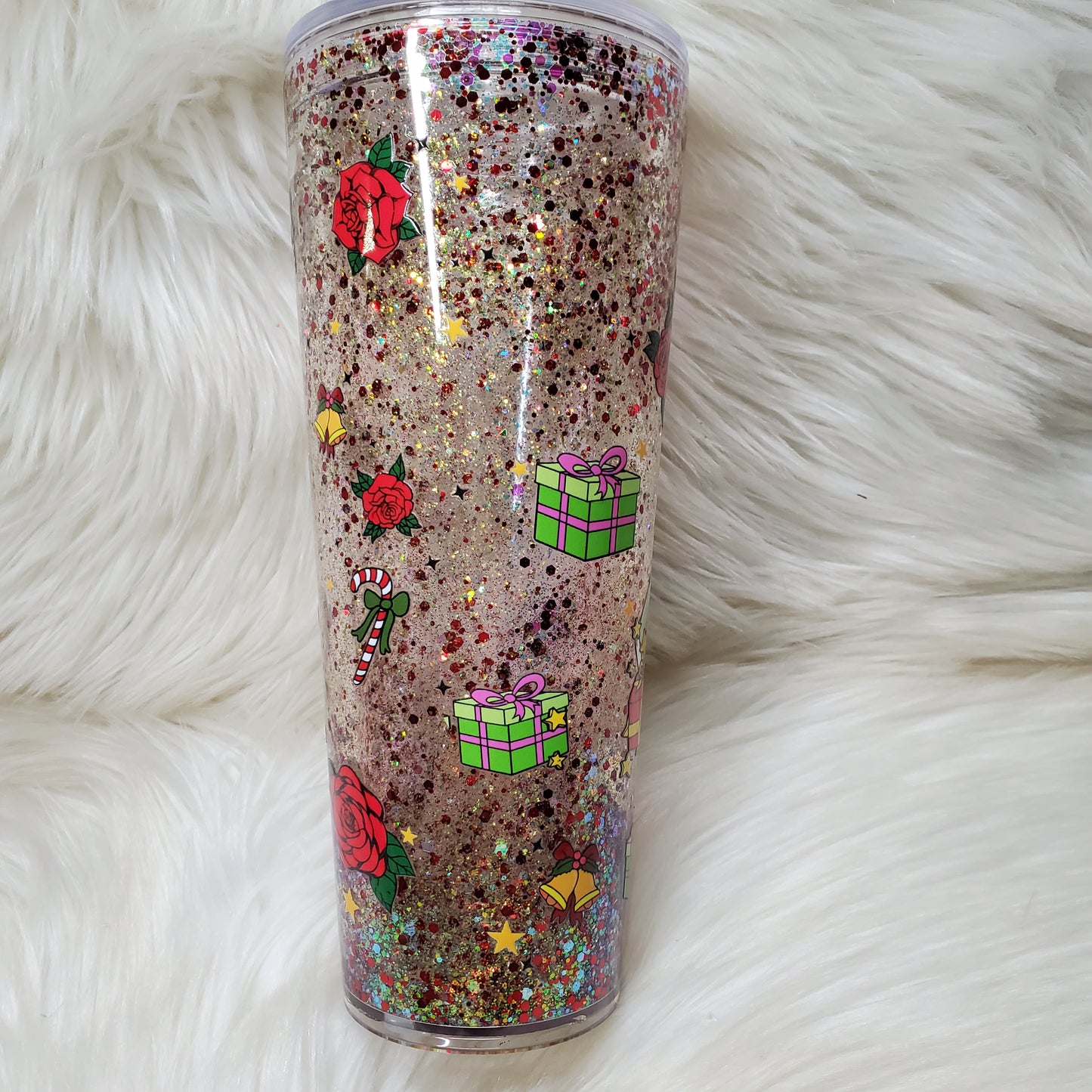 Tiana 24oz Snowglobe tumbler