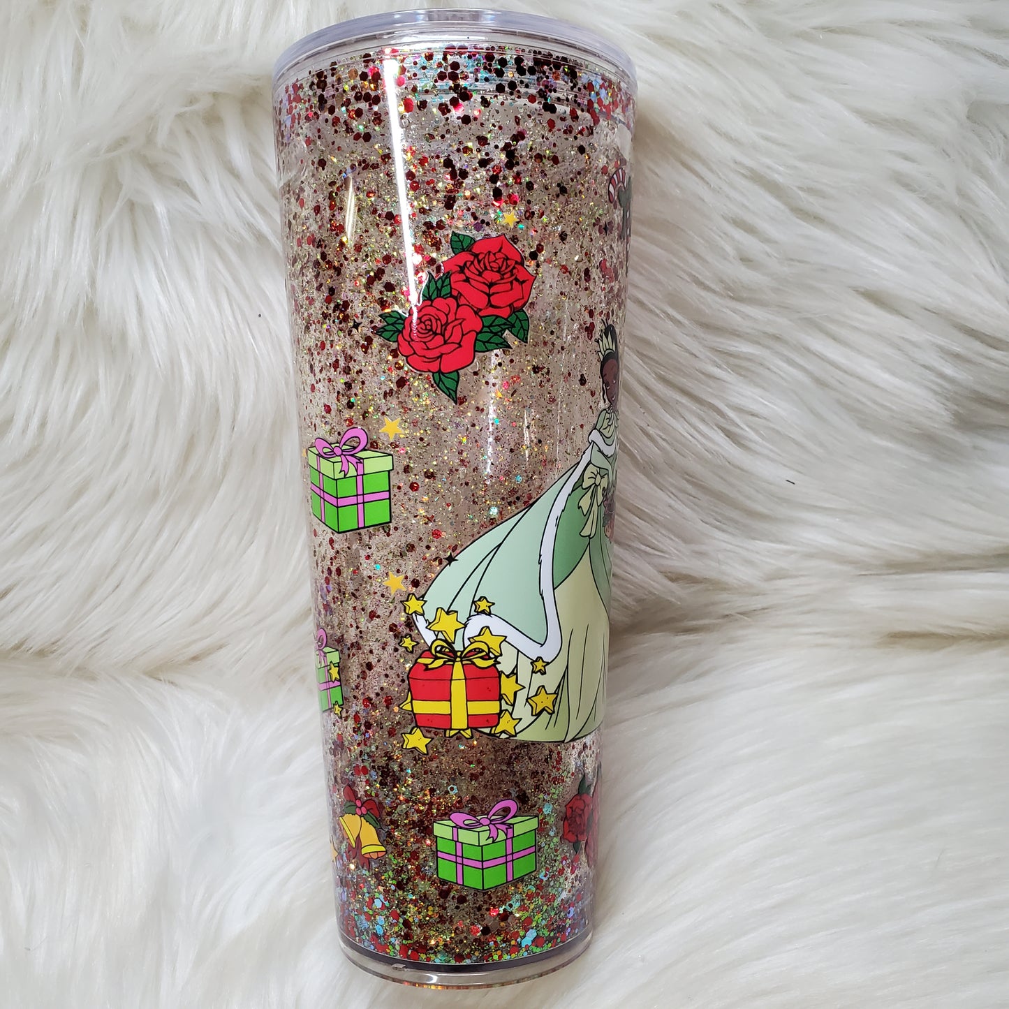 Tiana 24oz Snowglobe tumbler