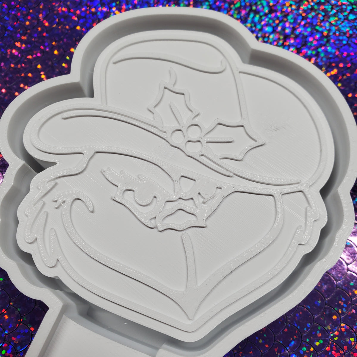 Cowboy Grinch Freshie Mold