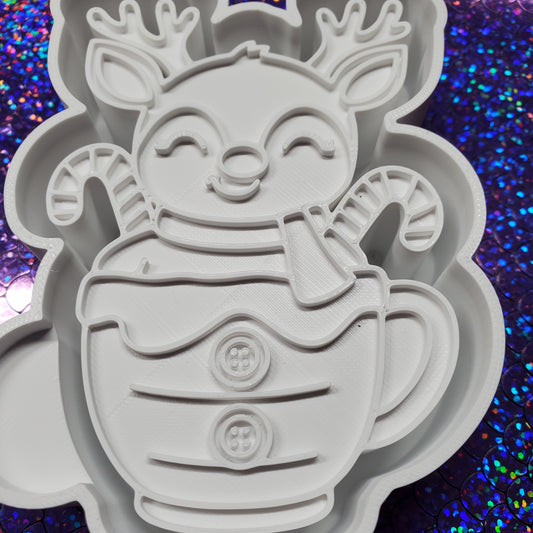 Reindeer Mug Freshie Silicone Mold