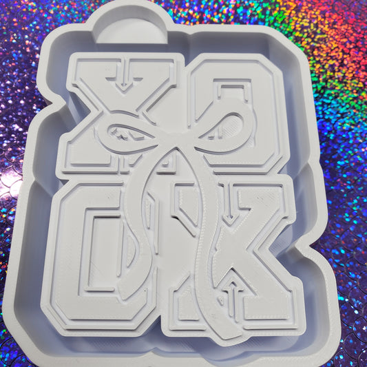 XO Bow Freshie Silicone Mold