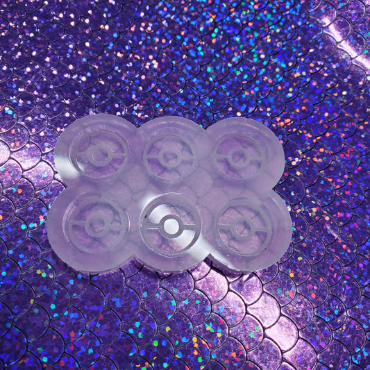 Pokemon ball Earring Stud Silicone Mold